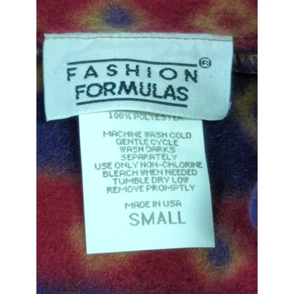 Vintage Fashion Formulas Womens S Aztec Print Button-Up Jacket New Old Stock - Picture 3 of 10